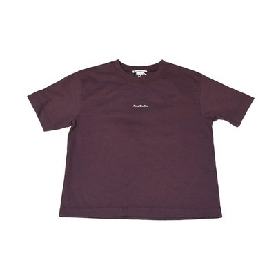 Acne Studios Stamp Logo T-shirt Aubergine Purple