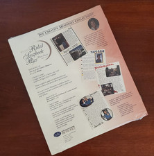 CREATIVE MEMORIES 8-1/2 x 11 WHITE Ruled Scrapbook Pages RCM-11R 5 Shts/10 Page