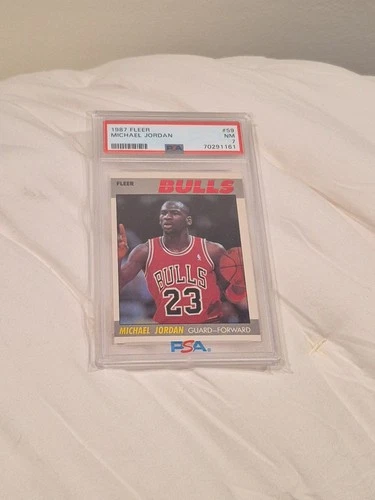 1987 Fleer Michael Jordan Psa 7 #59