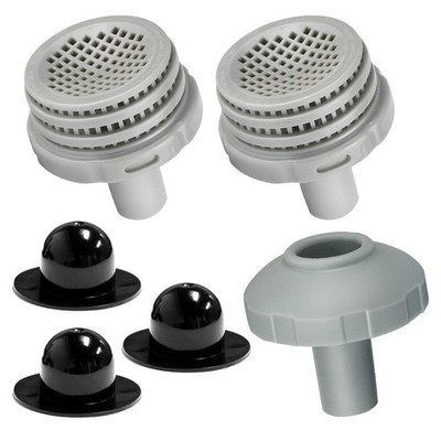 Schwimmbecken Wasserstrahl Verbindungs Kits 25022E mit Auslassgitter Filter