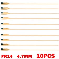 10Pc 14FR Disposable Medical 2Way Latex Catheter Urology With Valve Urethral UK