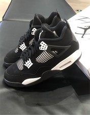 Nike Air Jordan 4 Retro "White Thunder" Men's Size Mid Top Basketball Shoes