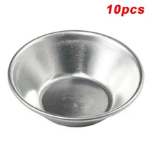 New 10pcs Non-Stick Egg Tart Molds Pans Tins Cupcake Pastry Baking Portuguese