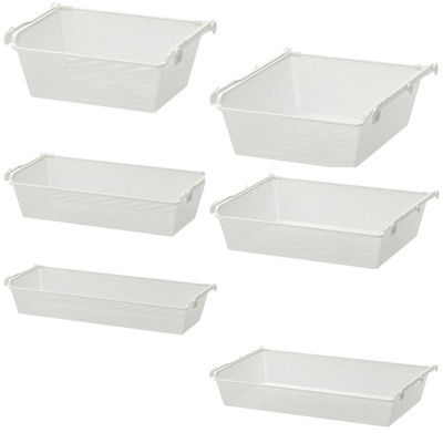 IKEA KOMPLEMENT Gitterkorb Ausziehschiene Kleiderschrank Schubladeneinsatz Organizer