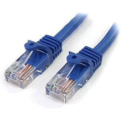 StarTech.com 5m Blue Cat5e Snagless RJ45 UTP Patch Cable - 5 m Patch Cord - Ethe