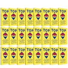 TOP Single Wide Rolling Papers – Full 24 Booklets (100 Leaves Each) (No Box)