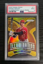 2020 Prizm Illumination #I-11 Gold Shohei Ohtani /10 PSA 9