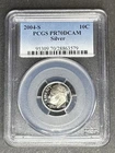 2004-S Silver Proof Roosevelt Dime PCGS PR-70 DCAM, Buy 3 Items, Get $5 Off!!