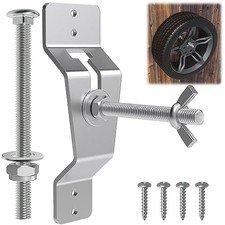 Wall Mount Spare Tire Carrier for Trailer,Spare Tire Carrier Bracket for Silver