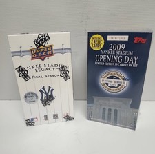 NY Yankees Baseball Card Sets Topps 2009 Opening Day & Upper Deck Legacy Sealed!