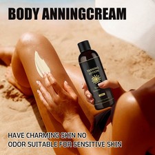 Bronzing Body Cream Natural Dark Self Tanner Sunless Lotion Moisturizing