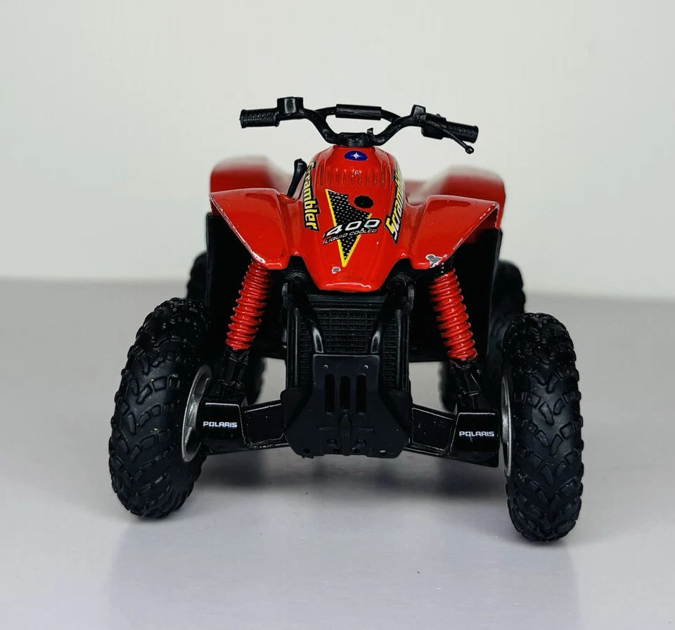 ERTL OUTDOOR SPORTSMAN 1:18 DIECAST POLARIS SCRAMBLER RED ATV 4 Wheeler - Image 2 of 4