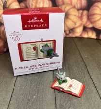 Hallmark Mini Ornament Special Edition A Creature Was Stirring 50th Anniversary