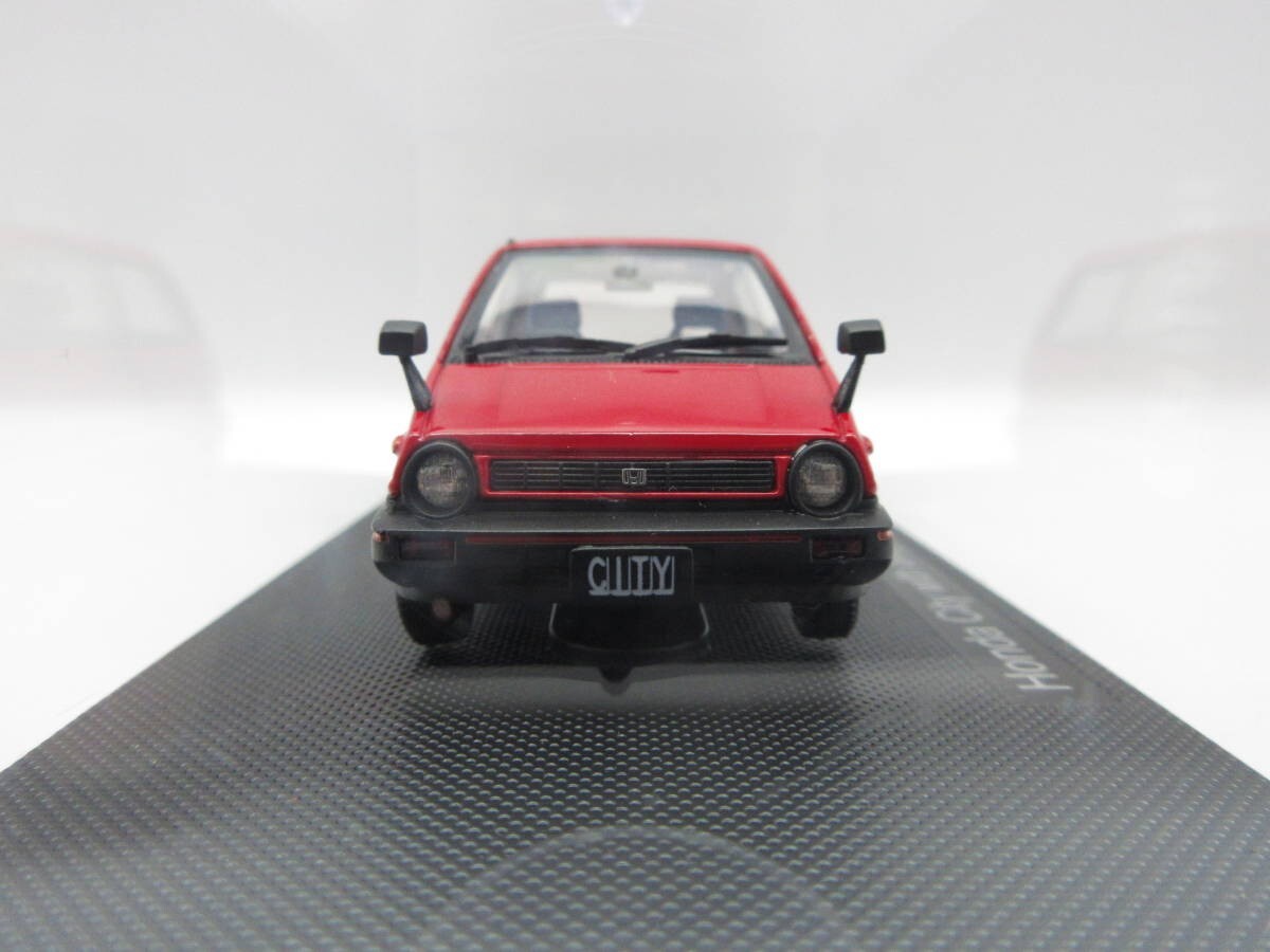 100%本物保証! 1:43 Ebbro red minicar 1981 wheel alloy with City Honda 乗用車