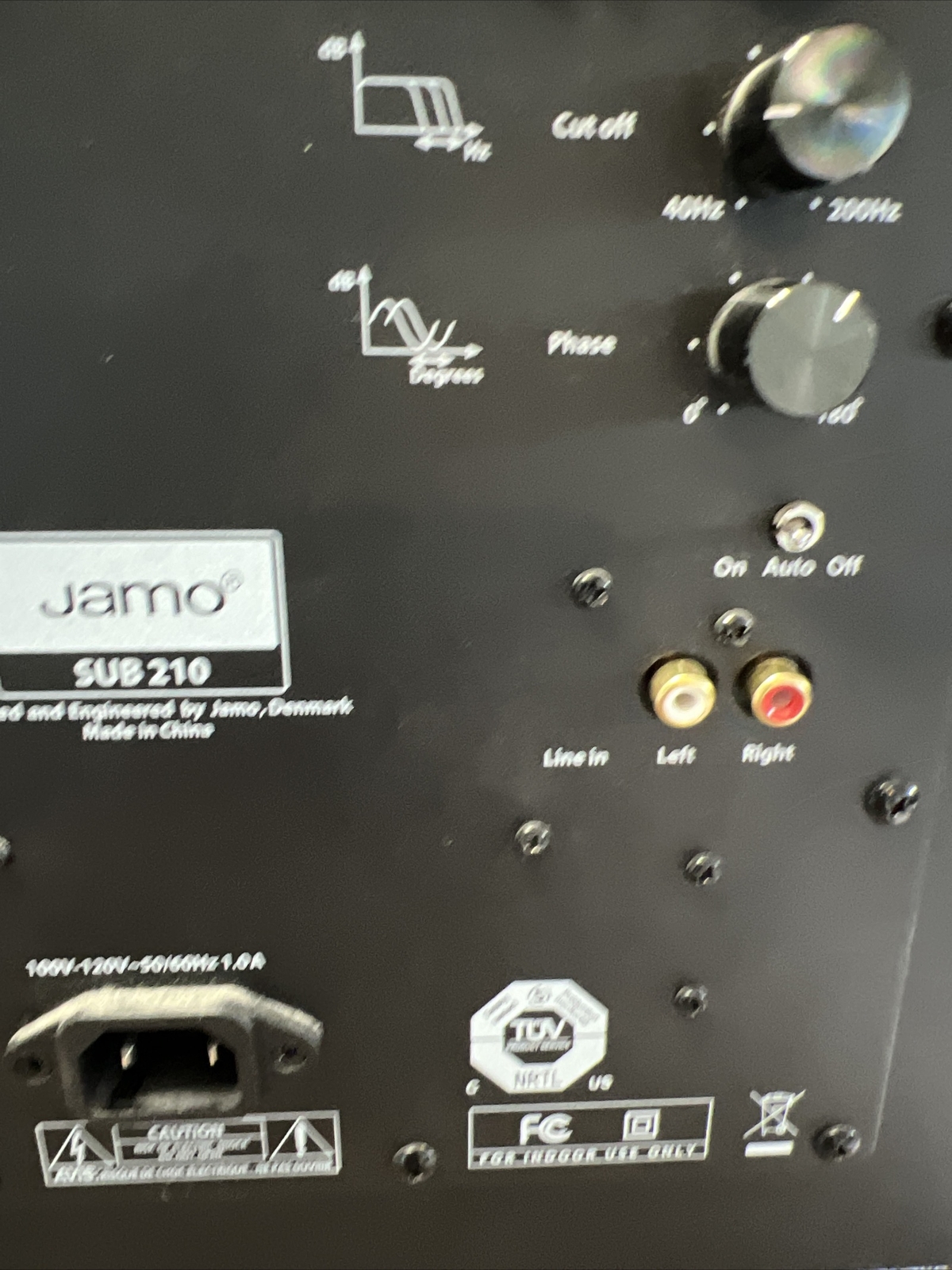 Jamo SUB 210 8" 200W Subwoofer Black 8634895023 eBay