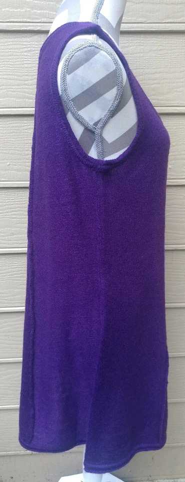 Новый с Ярлыками новое направление фиолетовый без рукавов Shift платье совок размер L  - Изображение 3 из 4