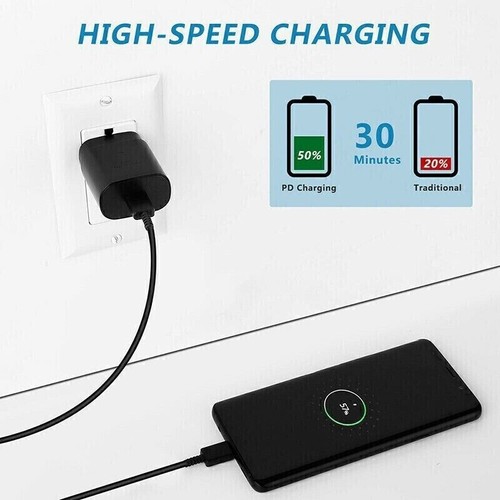 25W Super Fast Wall Charger+1M Type-C Cable For Samsung Galaxy S21 22 S22+ Ultra - 第 6/8 張圖片