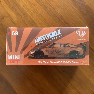 世界的に有名な Mini GT Metallic - R35 GT-R Nissan Walk Liberty Works LB #69 ミニカー