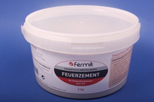 Fermit Feuerzement 3000 g 3 kg Öfen Kamine Grillplätze Herde Zement - Bild 1 von 1