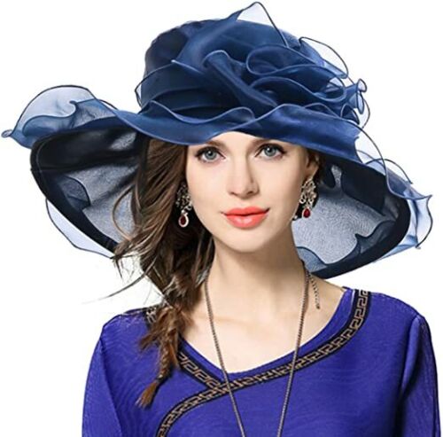 Women's Church Derby Dress Fascinator Bridal Cap Wedding Hat 10 Designs - Picture 18 of 19