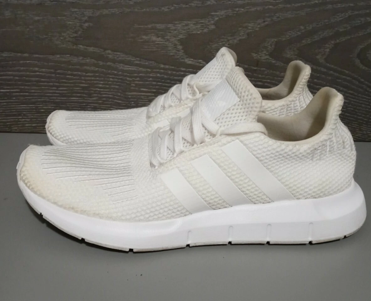 Adidas Originals Mens Swift Run Shoes All White b37725 Size