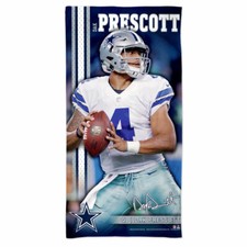 DAK PRESCOTT DALLAS COWBOYS SPECTRA TOALLA DE PLAYA 30"X60" ALGODÓN FELPA NFL