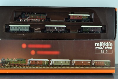 Marklin 8119 KPEV 4-6-4 Steam Locomotive Nostalgic Passenger Car