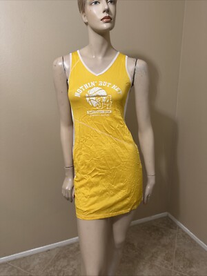 yellow polyester dress Pernia's Pop Up Shop