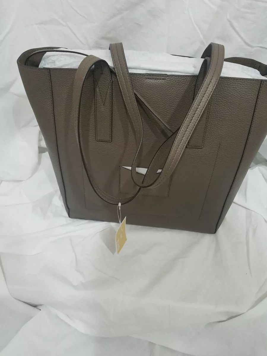 New Michael Kors Mushroom Tote with Gold Pleated MK Logo