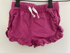 Jumping Beans Kids Girls Solid Pink Ruffle 100 Cotton Adjustable Shorts Pink 5