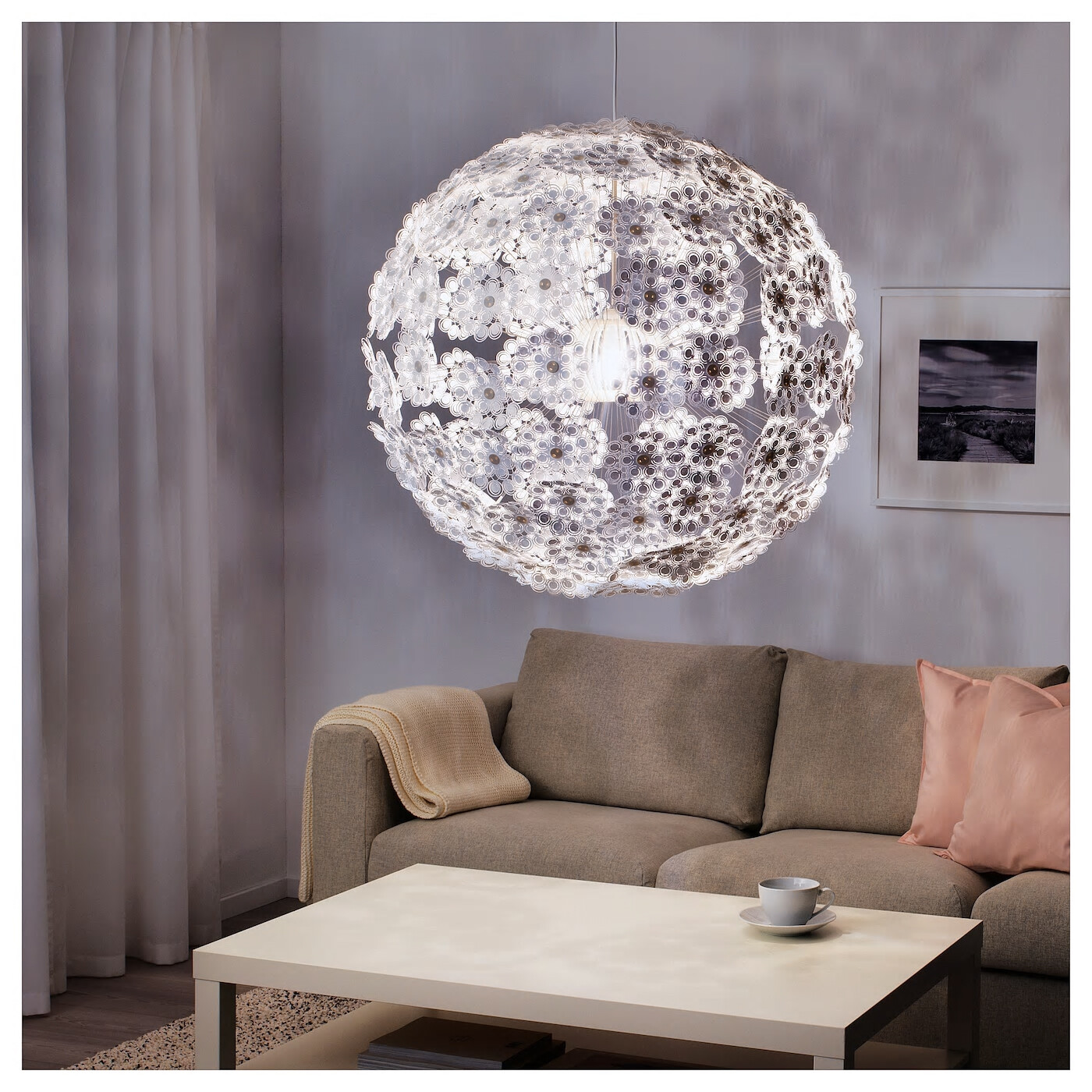 Ikea Alang Ceiling Lamp White 001 760 42 For Sale Online Ebay