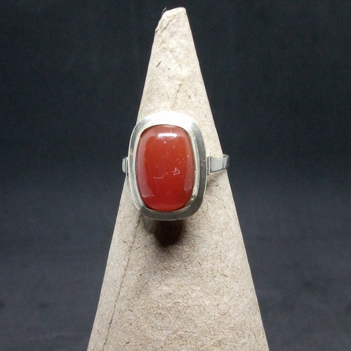 Bague Argent Massif 925 & Cornaline - Imagen 2 de 2