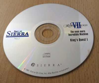 Kings Quest 7 / Kings Quest 1 / Incredible Machine - Best of Sierra PC Spiele 