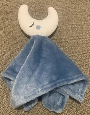 Le Bebe Favorite Baby Lovey Blue Moon security blanket plush