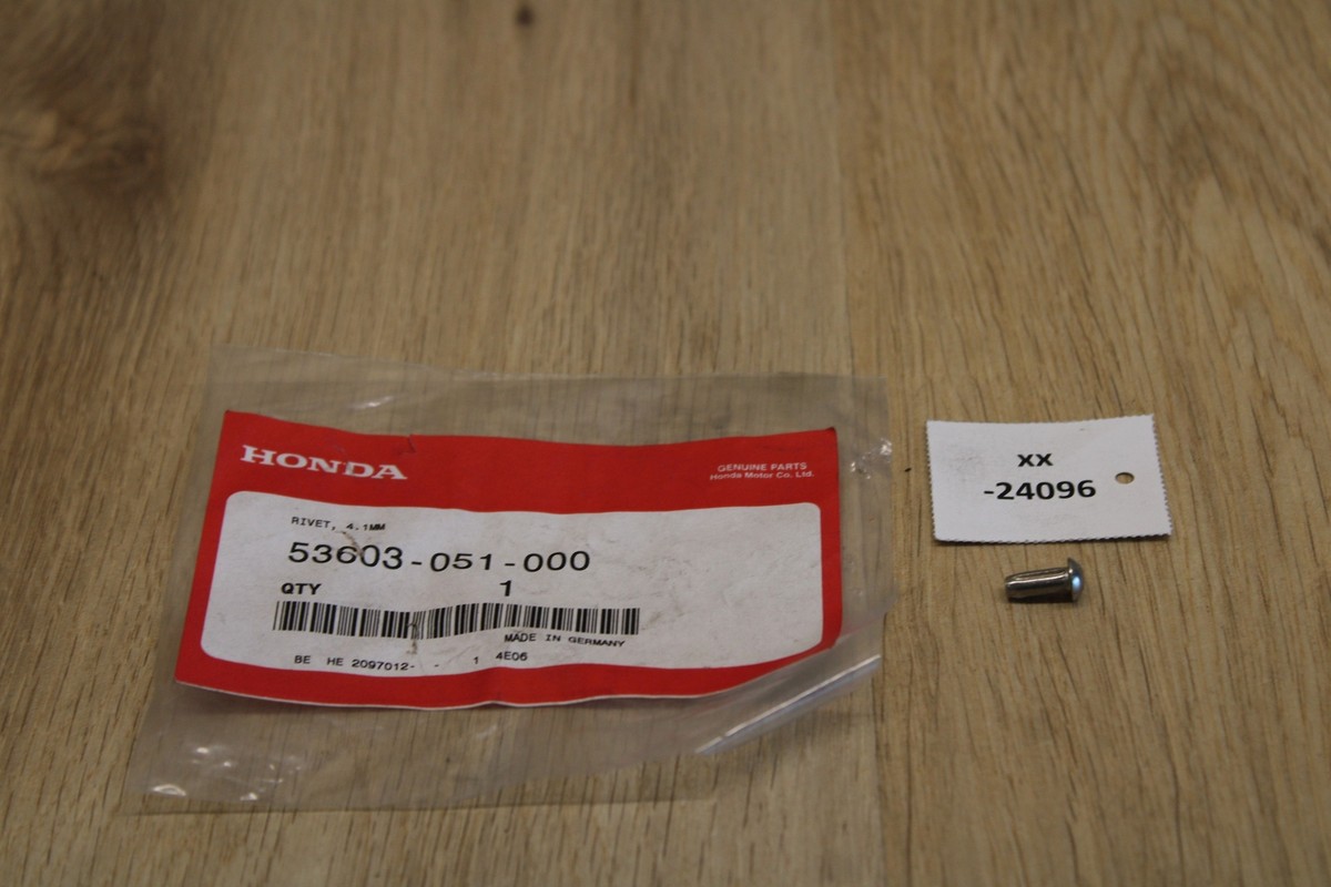 Honda 53603-051-000 Rivet,4.1mm NOS NEU genuine xx24096 | eBay