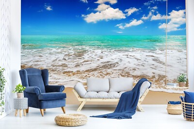 3D Cloud Ocean G9638 Wallpaper Wall Murals Removable Self-adhesive Honey