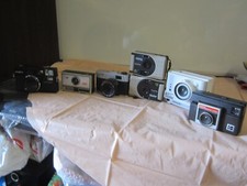 Vintage Kodak Instamatic 100 Camera Plus 6 more  UNTESTED Read details.