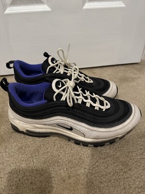 Nike Air Max 97 Shoe Size 11.5 MENS Persian Violet White Black