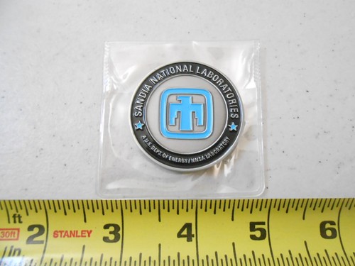 RARE EST. 1949 SANDIA NATIONAL LABORATORIES MILITARY COLOR CHALLENGE COIN NIP - Picture 4 of 4