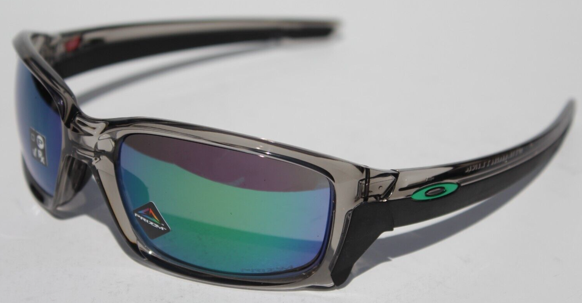 OAKLEY Straightlink Sunglasses Grey Ink Clear/Prizm Jade