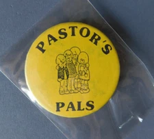 Button - Pastor's Pals - 2.25 inch pinback