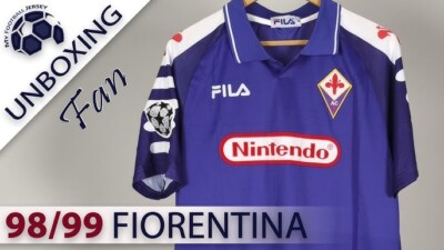 ACF FIORENTINA 98/99 HOME - BATISTUTA # 9 - XL (USA-Large