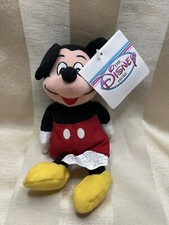 Disney Store WALT DISNEY Mickey Mouse 10" Bean Bag Plush Doll