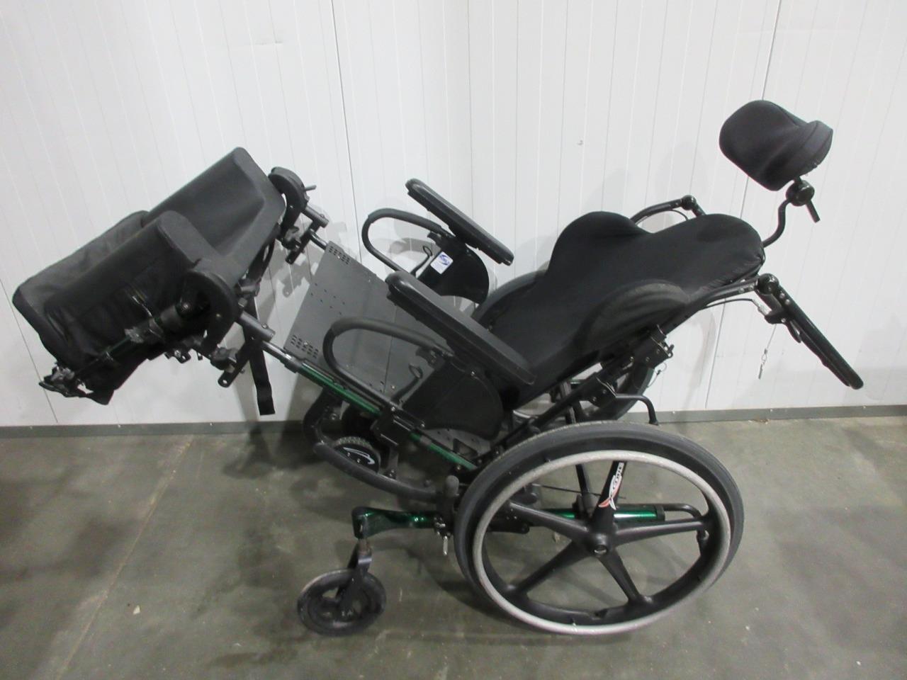 QUICKIE IRIS TILTINSPACE WHEELCHAIR ADJUSTABLE W/ JAY J3 BACK & XCORE
