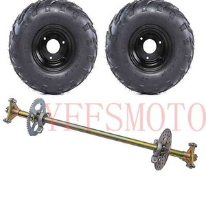 Rear-Axle-Brake-Disc-Hub-145-70-6-034-wheel-rim-tire-F-Go-Kart-Cart-Quad-ATV-Buggy
