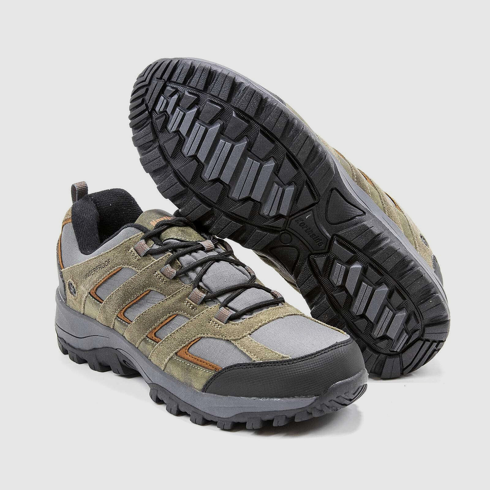 Мужская обувь Водонепроницаемые походные ботинки из серой замши Northside Gresham Boots NEW 9190₽