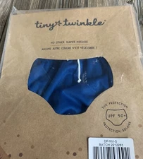 Tiny Twinkle - Reusable Swim Diaper - Blue NEW  Size Small 6 Months 13-20 Pounds