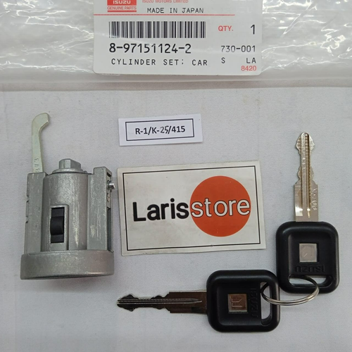 Isuzu Trooper 1981-1991 Ignition Lock Cylinder Full Set Key 8-97151124-2 NEW - Picture 2 of 9