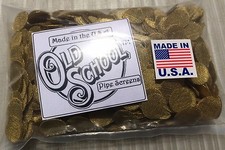 1000 BRASS PIPE SCREENS - Made in USA - OLD SCHOOL QUALITY - SIZE 5/8" (15.8mm)