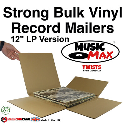 50 MusicMAX TWISTS MULTI TIEFE CRUCIFORM BOX 12'' LP SCHALLPLATTENMAILER VINYL Alben